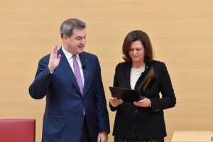 Vereidigung von Ministerpräsident Dr. Markus Söder am 06.11.2018 | Foto: Rolf Poss